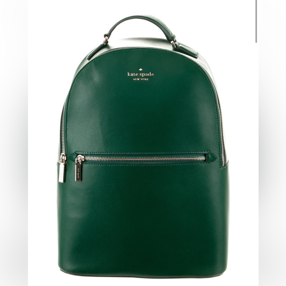 kate spade Green Leather Dome Backpack